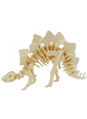 Dřevěné 3D puzzle - Stegosaurus