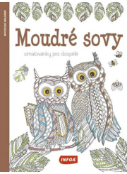 Moudré sovy - Omalovánky pro dospělé