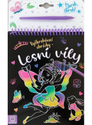 Vyškrábavací obrázky Lesní víly