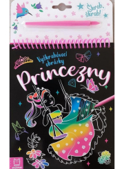 Vyškrábavací obrázky Princezny
