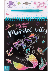 Vyškrábavací obrázky Mořské víly