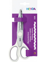 HEYDA Ozdobné nůžky - Lisa bílé