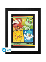 Pokémon Zarámovaný plakát - Scarlett and Violet Starters