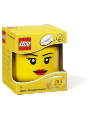 Úložný box LEGO hlava (mini) - dívka