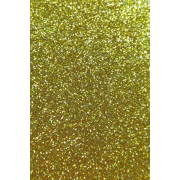 Třpytivý papír, 200 g, A4 - žlutá