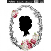 Transferový obrázek Cadence, 25x35 cm, HomeDeco - dámská silueta