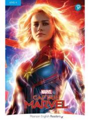 Pearson English Readers: Level 4 Marvel Captain Marvel Book + Code Pack
