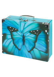 BAAGL Skládací školní kufřík Butterfly s kováním