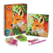 Diamantové plátno - Liška