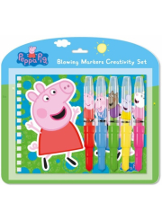 Peppa Pig - Set s foukacími fixy a notesem