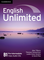 English Unlimited Pre-Intermediate Class Audio CDs (3)