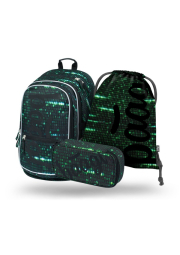 BAAGL SET 3 Core Numbers: batoh, penál, sáček