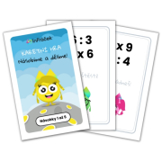 Karetní hra - Násobíme a dělíme! Násobky 1 až 5 