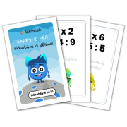 Karetní hra - Násobíme a dělíme! Násobky 6 až 10 