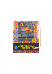 Vyškrabovací notes 21x28cm, 10 listů / W011367