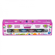 Barvy na textil Kooky, 30 ml, 6 barev - pro děti
