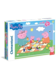 Clementoni Puzzle Maxi Prasátko Peppa / 24 dílků