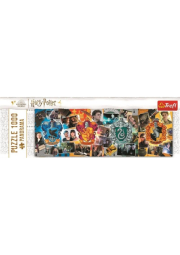 Puzzle Harry Potter - Čtyři bradavické koleje 1000 dílků Panoramatické