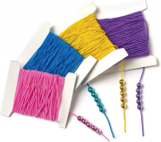 Barevná elastická šňůrka na korálky - EV117