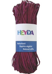 HEYDA Přírodní lýko - bordó 50 g