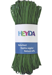 HEYDA Přírodní lýko - tmavě zelené 50 g