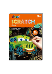 Avenir Škrabací kniha aktivit mini - Auta