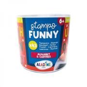 Dětská razítka Stampo Funny, 43 ks - Abeceda