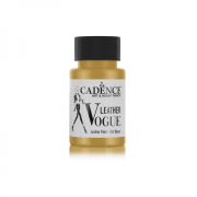 Metalická barva Leather Vogue, 50 ml - zlatá