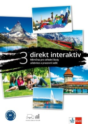 Direkt interaktiv 3 (B1) – učebnice s prac. sešitem + MP3/Videa ke stažení + žák. licence (18 měsíců)