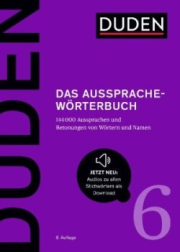 Duden Band 6 - Das Aussprachewörterbuch (8. Auflage)