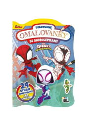 Spidey - Tvarované omalovánky se samolepkami