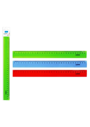 Pravítko  30cm barevné, mix LUMA