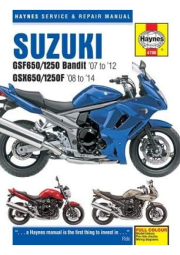 Suzuki GSF650/1250 Bandit a GSX650/1250F (07-14) Haynes Repair Manual
