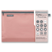 Síťovaná plastová obálka Foldermate Pop Gear A4, výběr barev růžová