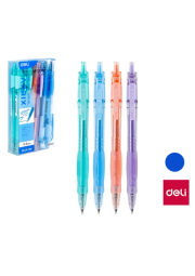 Gelové pero ARRIX DELI EG09-BL modré mix