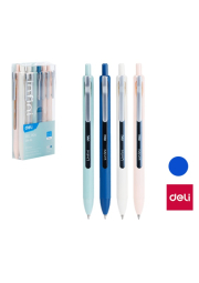 Gelové pero DELI EG86-BL modré mix