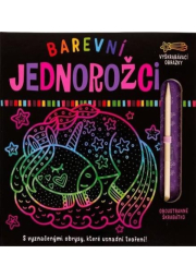 Barevní jednorožci - Vyškrabávací obrázky