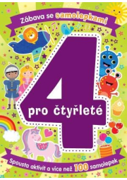 Zábava se samolepkami pro čtyřleté