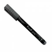 Artmagico Brush pens fixy akrylové Brush peny barvy: Metallic Silver