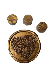 Creatissimo - Vosk pro pečetění 30 g Metalická Mosaz barva