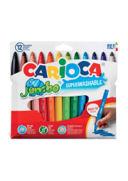 Carioca Jumbo fixy 12ks omyvatelné