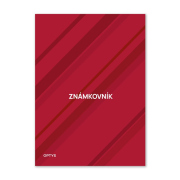 Známkovník A5, bordó