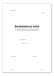 Docház. sešit pro žáky, A4, 250 str.