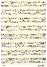 Papír A4, noty, 80g - jednostranný