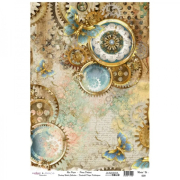 Rýžový papír Cadence, A3 - Motýlí ozubená kola