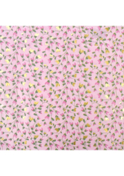 Papír na decopatch, růžovo-zlaté květy