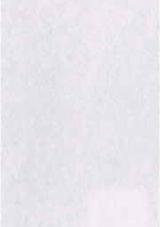 Dekorační plsť 20x30 cm, 2 mm, 350 g, bílá č.01