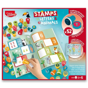 Sada Maped creativ Stamps Alphabet & Animals 26 + 26 ks razítek