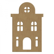 Dřevěný výřez k dekoraci Gomille, 10x16 cm - Domeček 6