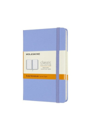 Moleskine Pocket Ruled Hardcover Notebook, Hydrangea Blue